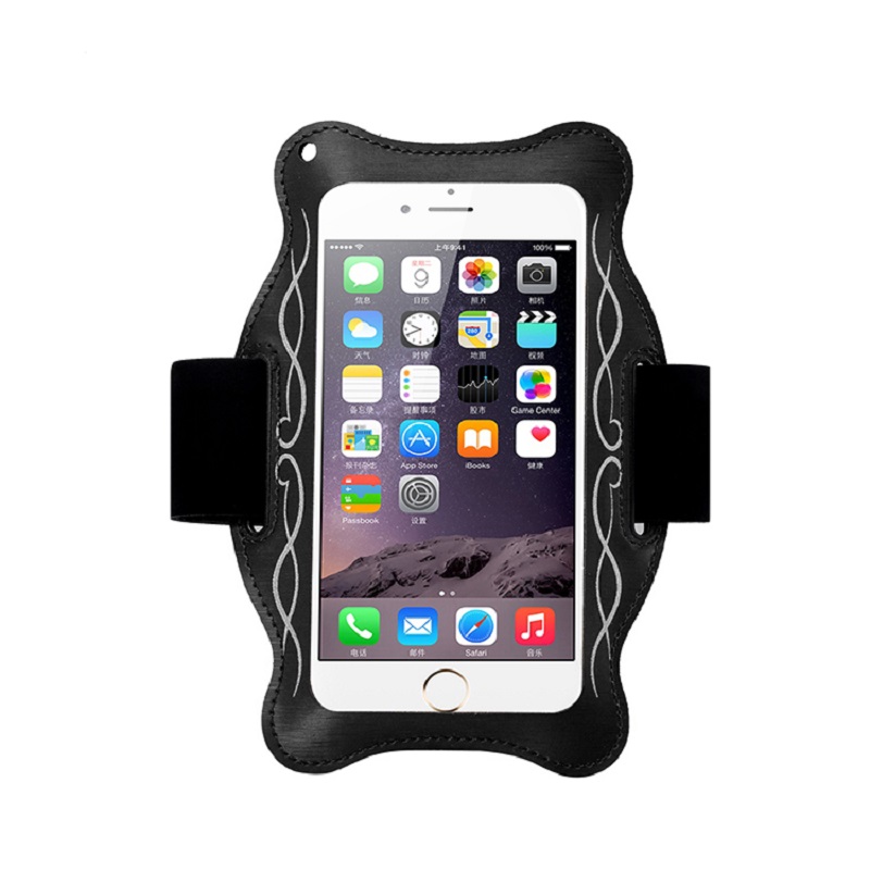 Unisex sport arm tasker mednøgleholder åndbar armbånd vandtæt mobiltelefon arm pose pakke udendørs armbånd taske